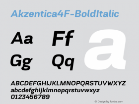 ☞Akzentica 4F Bold Italic 1.0;com.myfonts.4thfebruary.akzentica-4f.bold-italic.wfkit2.3RMc图片样张
