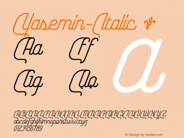 ☞Yasemin-Italic Version 1.001; ttfautohint (v1.5);com.myfonts.easy.world-of-the-fonts.yasemin.italic.wfkit2.version.4tVJ图片样张