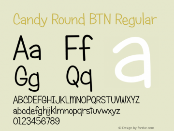 Candy Round BTN Regular Version 1.00图片样张