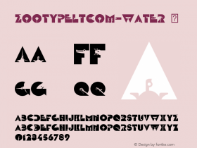 ☞Linotype Zootype Com Water Version 1.01;com.myfonts.easy.linotype.zootype.com-water.wfkit2.version.3K3c图片样张