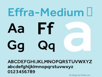 ☞Effra Medium Version 2.001; ttfautohint (v1.5);com.myfonts.easy.daltonmaag.effra.medium.wfkit2.version.4GhQ图片样张