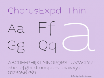 ☞ChorusExpd-Thin 001.001;com.myfonts.easy.soneri.chorus.exp-thin.wfkit2.version.3T5W图片样张