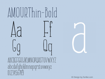 ☞AMOUR Thin Bold Version 1.000; ttfautohint (v1.5);com.myfonts.easy.cultivated-mind.amour.bold-thin.wfkit2.version.46ki图片样张