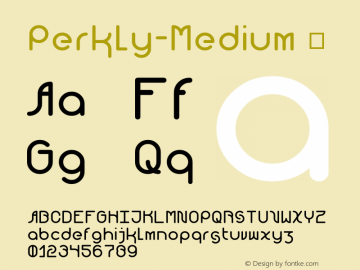 ☞Perkly Medium Version 1.06 ;com.myfonts.dyslexica.perkly.medium.wfkit2.3Xp2图片样张