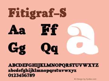 ☞Fitigraf-S 1.000;com.myfonts.easy.nootype.fitigraf.s.wfkit2.version.41rF图片样张