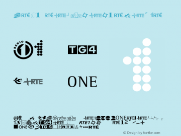 Irish RTV Logos Regular FREEWARE Font Sample