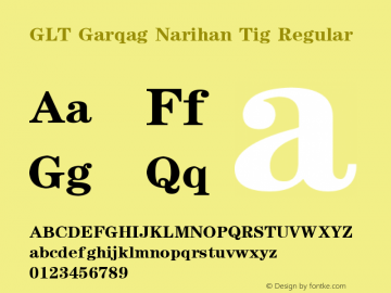 GLT Garqag Narihan Tig Version 1.001图片样张