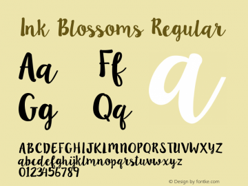 Ink Blossoms Version 1.0图片样张