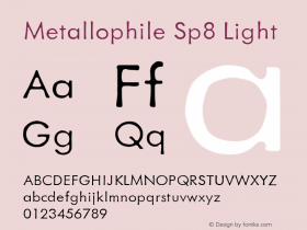 Metallophile Sp8 Light Version 1.005图片样张