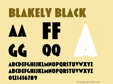Blakely Black Version 1.002; Blakely Black图片样张