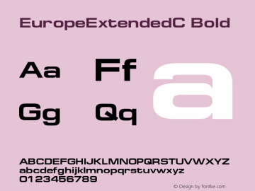 EuropeExtendedC-Bold 001.001图片样张