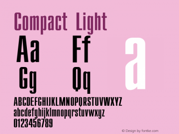 Compact Light Version 1.0; 1970; initial release图片样张