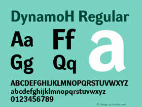 DynamoH Version 001.000图片样张