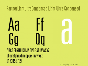 PartnerLightUltraCondensed 001.000图片样张