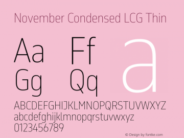 November Condensed LCG Thin Version 2.067图片样张