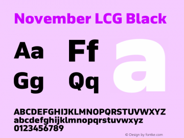 November LCG Black Version 2.067图片样张
