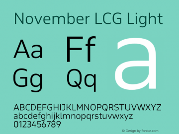 November LCG Light Version 2.067图片样张