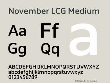 November LCG Medium Version 2.067图片样张