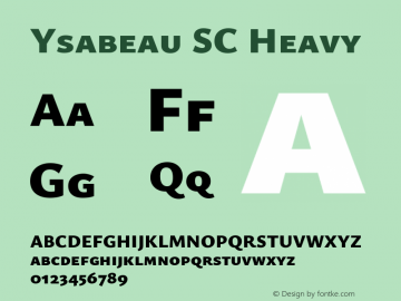 Ysabeau SC Heavy Version 0.023图片样张