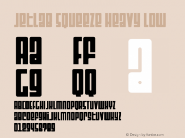 Jetlab Squeeze Heavy Low Version 1.000;FEAKit 1.0图片样张
