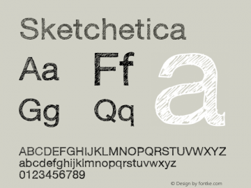 ☞Sketchetica 1.000;com.myfonts.easy.hiekkagraphics.sketchetica.regular.wfkit2.version.3nHp图片样张