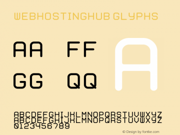 ☞WebHostingHub-Glyphs Version  ;com.myfonts.easy.banzai-tokyo.web-hosting-hub-glyphs-ess.fullpack.wfkit2.version.3WVx图片样张