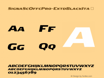 ☞Signa SC Offc Pro Extd Black Italic Version 7.504; 2010; Build 1021; ttfautohint (v1.5);com.myfonts.easy.fontfont.signa-extended.offc-pro-extended-black-italic-sc.wfkit2.version.3Yy9图片样张