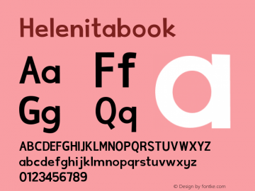 ☞Helenitabook Version 1.000;PS 001.001;hotconv 1.0.56;com.myfonts.easy.rodrigotypo.helenita .book.wfkit2.version.4hbL图片样张