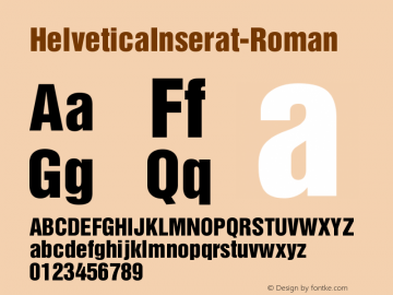 ☞Helvetica Inserat Version 001.004 ; ttfautohint (v1.5);com.myfonts.easy.mti.helvetica-inserat.helvetica-inserat.wfkit2.version.tpb图片样张