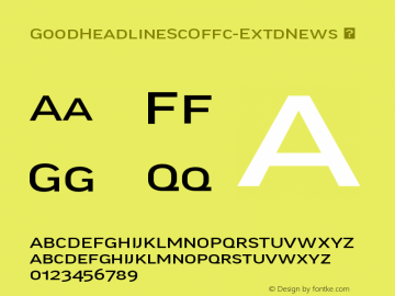 ☞Good Head SC Offc Extd News Version 7.504; 2014; Build 1020; ttfautohint (v1.5);com.myfonts.easy.fontfont.good-headline-pro.std-news-extended-sc-127098.wfkit2.version.4bvH图片样张