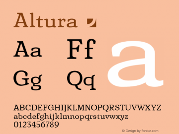 ☞Altura Version 2.000;com.myfonts.easy.jonahfonts.altura.regular.wfkit2.version.4uzB图片样张