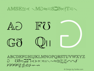 ☞AMS Euler Math Sign Three Version 3.00 2003 initial release;com.myfonts.easy.linotype.ams-euler.math-sign-three.wfkit2.version.ZHy图片样张