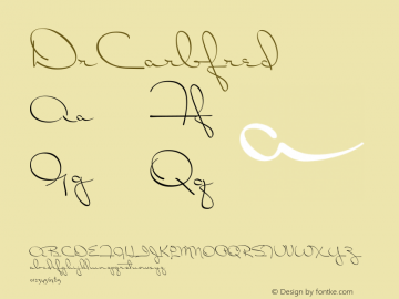 ☞Dr Carbfred Version 1.000 2004 initial release;com.myfonts.sudtipos.dr-carbfred.regular.wfkit2.3foD图片样张