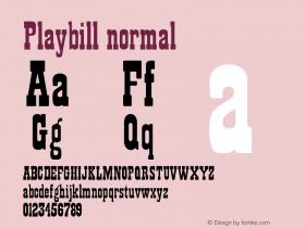 Playbill normal Version 001.003图片样张