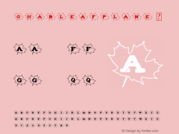 ☞Ghab Leaf Plane Version 1.00 February 18, 2012, initial release;com.myfonts.easy.falling-angel.ghab-leaf-plane.ghab-leaf-plane.wfkit2.version.3G6T图片样张