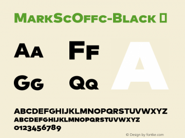 ☞Mark SC Offc Black Version 7.504; 2013; Build 1021; ttfautohint (v1.5);com.myfonts.easy.fontfont.mark.sc-offc-black.wfkit2.version.444y图片样张