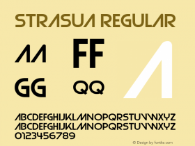 Strasua Regular OTF 4.000;PS 001.001;Core 1.0.29图片样张