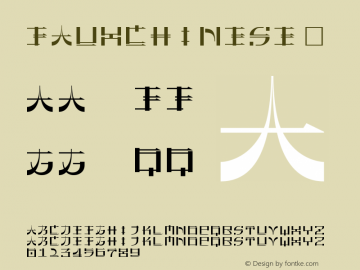 ☞FauxChinese Regular Altsys Fontographer 3.5  2/14/2001;com.myfonts.easy.pixymbols.faux-chinese.fauxchinese-regular.wfkit2.version.cPe图片样张
