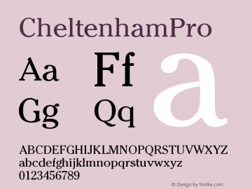 ☞Cheltenham Pro Version 1; ttfautohint (v1.5);com.myfonts.easy.softmaker.cheltenham-pro.regular.wfkit2.version.4CrT图片样张