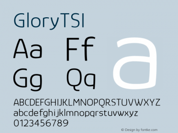 ☞GloryTSI com.myfonts.easy.typesetit.glory.regular.wfkit2.version.4A6G图片样张