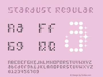 Stardust Regular 001.000图片样张