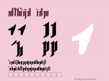 Rhesimol Bold Version 1.10 August 6, 2014 Font Sample