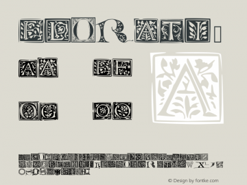 ☞Florati Version 001.000 ;com.myfonts.easy.proportional-lime.florati.regular.wfkit2.version.3vY7图片样张