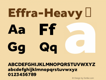 ☞Effra Heavy Version 2.001; ttfautohint (v1.5);com.myfonts.easy.daltonmaag.effra.heavy.wfkit2.version.4GhN图片样张