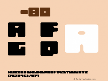 ☞Q-bo Version 1.00 March 30, 2011, initial release;com.myfonts.q-bo.q-bo.regular.wfkit2.3BrM图片样张