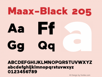 ☞Maax-Black Version 1.000; ttfautohint (v1.5);com.myfonts.easy.gautier.maax.black.wfkit2.version.3RmL图片样张