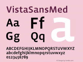 ☞VistaSansMed Version 4.0; release;com.myfonts.easy.emigre.vista-sans.med.wfkit2.version.2ofd图片样张