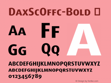 ☞Dax SC Offc Bold Version 7.504; 2009; Build 1021;com.myfonts.easy.fontfont.dax-office.offc-bold-sc.wfkit2.version.45uQ图片样张