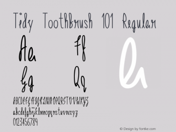 Tidy Toothbrush 101 Regular Version 1.0图片样张