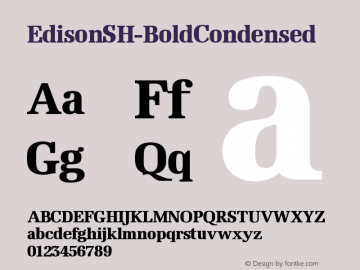 ☞EdisonSH-BoldCondensed OTF 1.000; PS 001.00;Core 1.0.0; ttfautohint (v1.5);com.myfonts.easy.efscangraphic.edison-sh.bold-condensed.wfkit2.version.2jdW图片样张